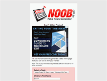 Tablet Screenshot of noob.co.in